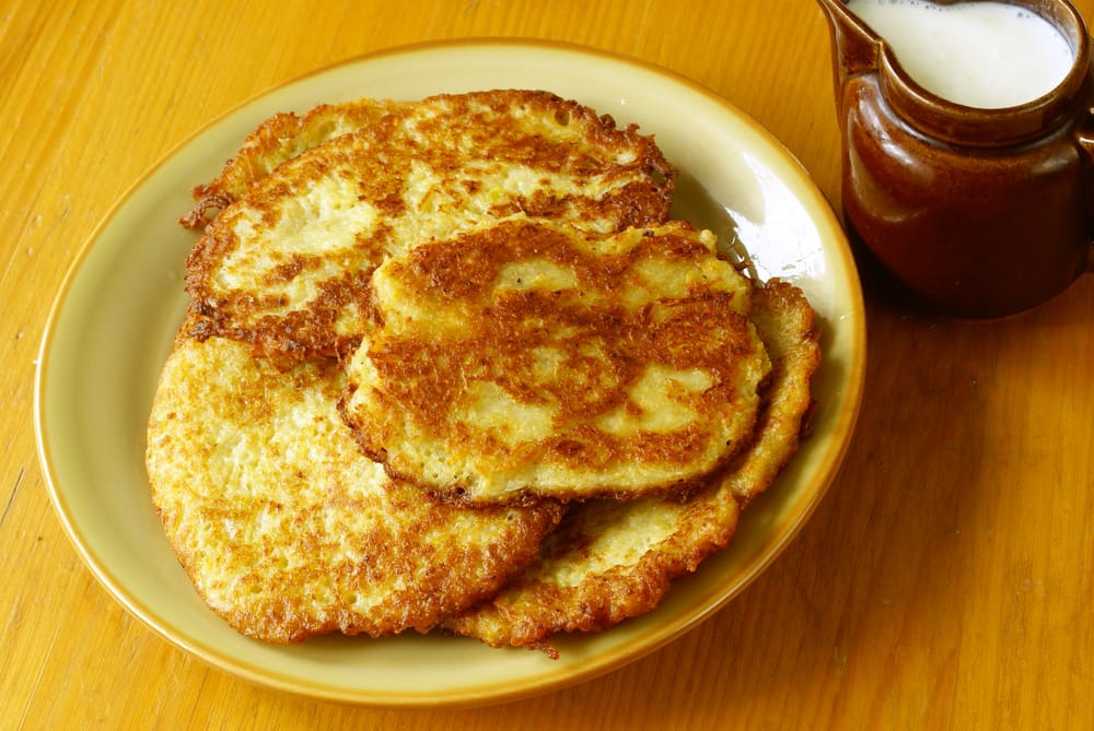 Bramborák (Czech Potato Pancakes)